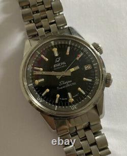 Rare Vintage ENICAR Sherpa Super Divette Automatic Stainless Steel 145/004