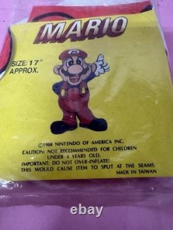Rare Vintage Inflatable 17 Super Mario Nintendo of America 1988 New in Bag
