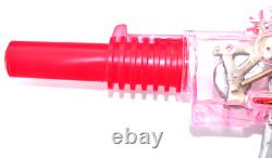 Rare Vintage KO Super Jet Ray Gun Transparent, Friction Motor, Sparks, Boxed
