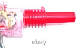 Rare Vintage KO Super Jet Ray Gun Transparent, Friction Motor, Sparks, Boxed