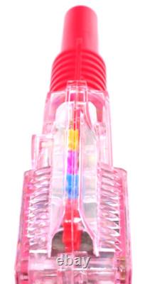 Rare Vintage KO Super Jet Ray Gun Transparent, Friction Motor, Sparks, Boxed