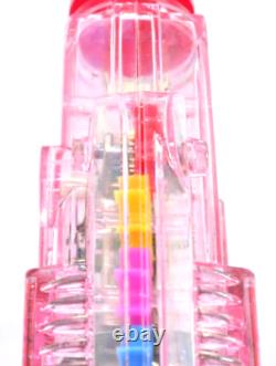 Rare Vintage KO Super Jet Ray Gun Transparent, Friction Motor, Sparks, Boxed