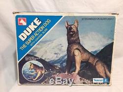 Rare Vintage Kenner DUKE THE GERMAN SHEPHERD Super Action Dog Canyon Slide New