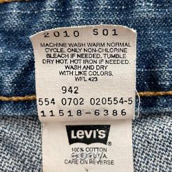 Rare Vintage Levis 518 Super Low Boot Cut Size 5 Sample Garment Museum Piece