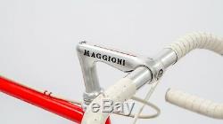Rare Vintage Maggioni Stratos Road Bicycle Campagnolo Super Record 56 cm Steel