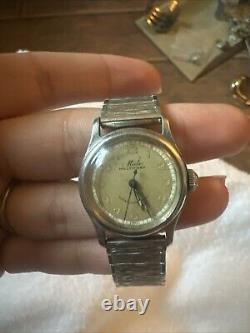 Rare Vintage Mido Multifort Super Automatic Military Watch World War II Era