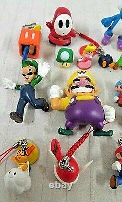 Rare Vintage Nintendo Super Mario Brothers Rpg Keychain Charms Figures