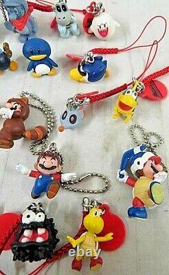 Rare Vintage Nintendo Super Mario Brothers Rpg Keychain Charms Figures