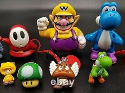 Rare Vintage Nintendo Super Mario Brothers Rpg Keychain Charms Figures