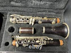 Rare Vintage Noblet Model Super 40 Wood Clarinet