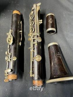 Rare Vintage Noblet Model Super 40 Wood Clarinet