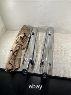 Rare Vintage Pair New Ford Super Deluxe Chrome Bumper Guards NOS Rat Rod