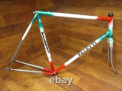 Rare Vintage Paletti Super Prestige Columbus Slx Steel Lugged Bike Frame Set 57