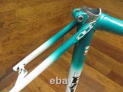 Rare Vintage Paletti Super Prestige Columbus Slx Steel Lugged Bike Frame Set 57