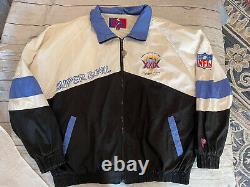 Rare Vintage Pro Player Super Bowl 95' Lined Jacket Men's XL SF 49ers Embroider