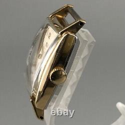 Rare! Vintage SEIKO SUPER S10180 14K GOLD FILLED Hand-winding Square Watch #854