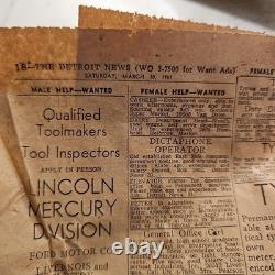 Rare Vintage Set Of 4 New Ford Super Deluxe Chrome Bumper Guards NOS