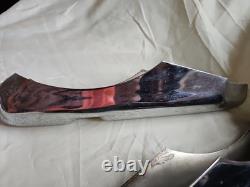 Rare Vintage Set Of 4 New Ford Super Deluxe Chrome Bumper Guards NOS