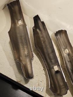 Rare Vintage Set Of 4 New Ford Super Deluxe Chrome Bumper Guards NOS
