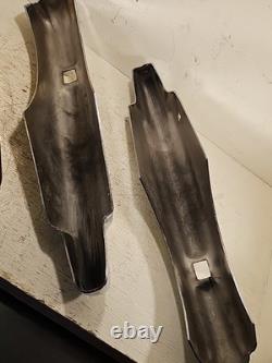 Rare Vintage Set Of 4 New Ford Super Deluxe Chrome Bumper Guards NOS