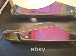 Rare Vintage Set Of 4 New Ford Super Deluxe Chrome Bumper Guards NOS