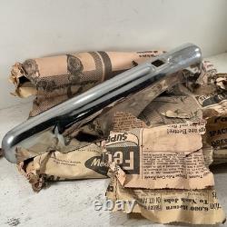 Rare Vintage Set Of 4 New Ford Super Deluxe Chrome Bumper Guards NOS