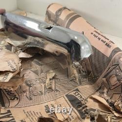 Rare Vintage Set Of 4 New Ford Super Deluxe Chrome Bumper Guards NOS