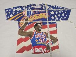 Rare Vintage Shirt Harlem Globetrotters Size L All Sport Made In Usa Super Rare