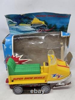 Rare Vintage Ski Doo Durham Toy Super Snowmobile Wind Up As Is Made In Japan