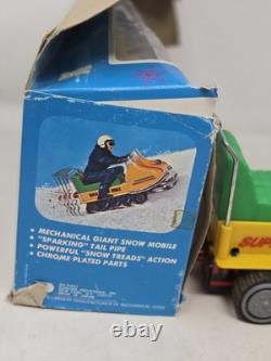 Rare Vintage Ski Doo Durham Toy Super Snowmobile Wind Up As Is Made In Japan
