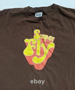 Rare Vintage Stanley Desantis Super Fly Movie Promo Shirt XL Pimp Gangster Rap