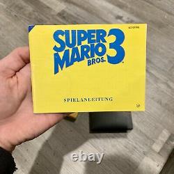 Rare! Vintage Super Mario Bros 3 EUROPA complete CIB nintendo nes Wata VGA