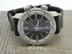 Rare Vintage Talis Automatic Super Compressor Divers Wristwatch ETA 2472 c. 1968