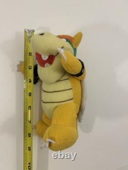 Rare Vintage Toysite Super Mario BOWSER 8 Poseable Plush Toy Nintendo (READ)
