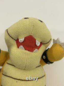 Rare Vintage Toysite Super Mario BOWSER 8 Poseable Plush Toy Nintendo (READ)
