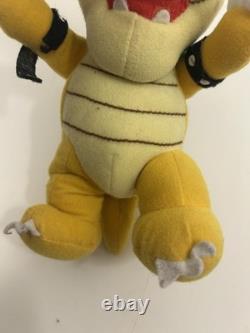 Rare Vintage Toysite Super Mario BOWSER 8 Poseable Plush Toy Nintendo (READ)