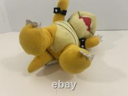 Rare Vintage Toysite Super Mario BOWSER 8 Poseable Plush Toy Nintendo (READ)