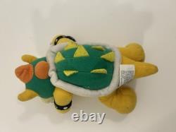 Rare Vintage Toysite Super Mario BOWSER 8 Poseable Plush Toy Nintendo (READ)