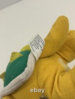 Rare Vintage Toysite Super Mario BOWSER 8 Poseable Plush Toy Nintendo (READ)
