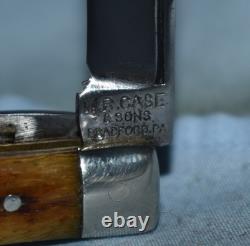 Rare Vintage W R Case & Sons 2nd Cut Bone Coke Knife 6225 1905-14 Super Nice