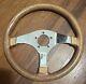 Rare Vintage Wooden steering wheel (unbranded) Super Nice Piece