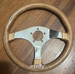 Rare Vintage Wooden steering wheel (unbranded) Super Nice Piece