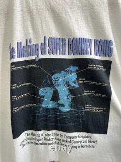 Rare! Vintage the making of super Donkey Kong Video Games Promo tee