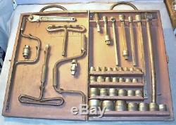 Rare Vtg 1926 Snap-On 45 Pc Super Service Set-1/2 & 5/8 Drive Socket Wrenches