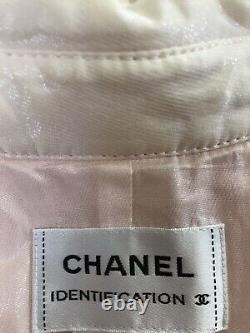 Rare Vtg Chanel Quilted Pink Vest XS 36
