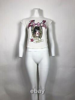 Rare Vtg Christian Dior By John Galliano J'adore Top Xs