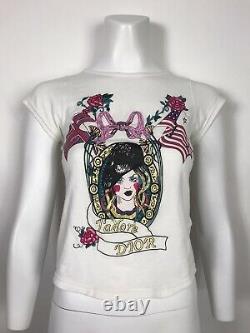 Rare Vtg Christian Dior By John Galliano J'adore Top Xs