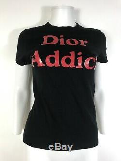 Rare Vtg Christian Dior by John Galliano Black Addict Top 40 S