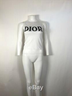 Rare Vtg Christian Dior by John Galliano DIOR 2 Tank Top M