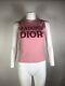 Rare Vtg Christian Dior by John Galliano Pink J'adore Tank Top XS